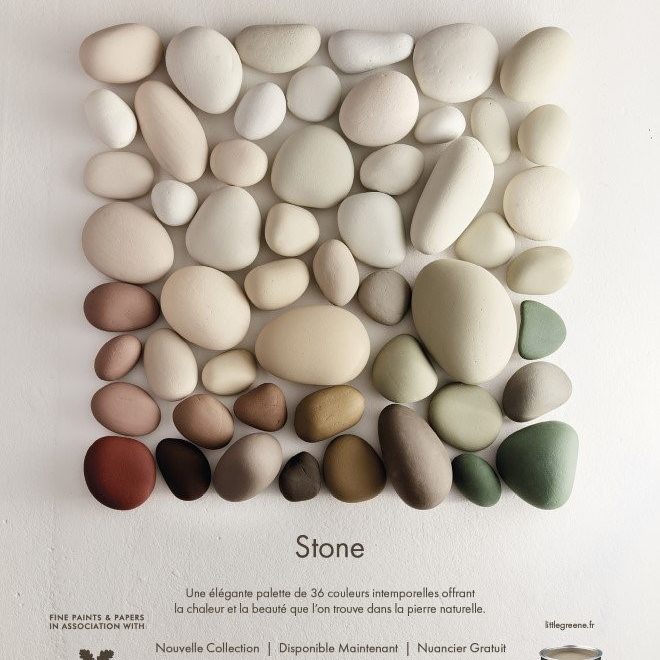 Peintures Little Greene à Nîmes : la nouvelle collection de neutres chauds.